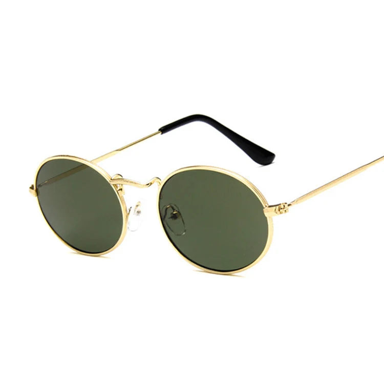 Small Oval Mirror Sunglasses for Women – Pink Luxury Brand Designer Eyewear Shades | Alloy Black Sun Glasses Female UV400