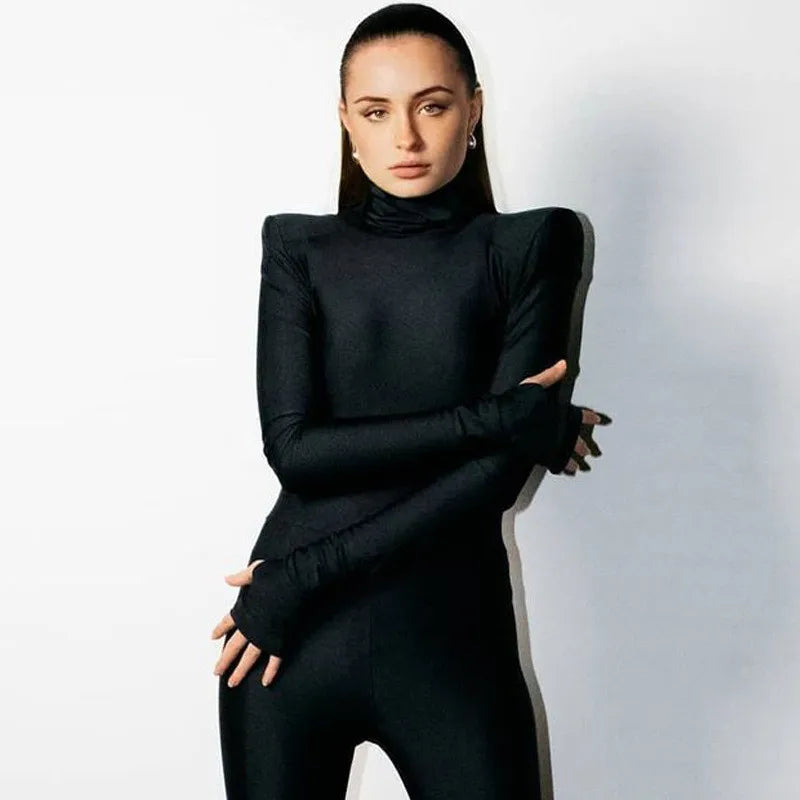 AHAgaga Women’s Loungewear Romper – Long Sleeve Fitness Jumpsuit Bodysuit One-Piece Overalls 🏋️‍♀️👗✨