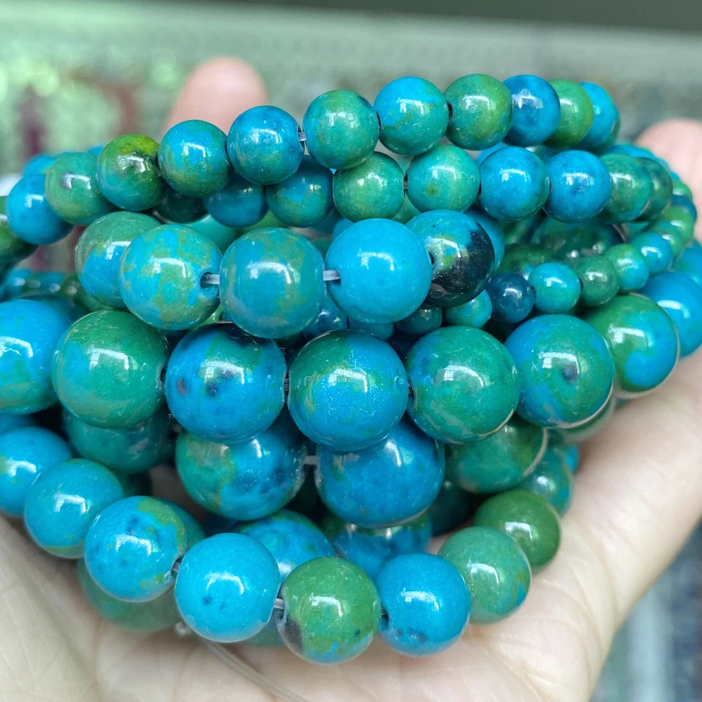 Natural Stone Beads 4 6 8 10mm Tiger Eye Lava Amazonite Turquoise Agate Jasper Beads for DIY Jewelry Making