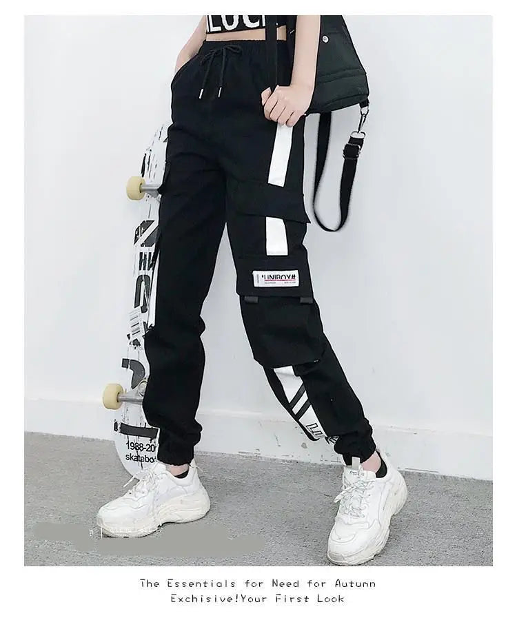 Joggers Women’s Casual Sports Sweatpants | Hip Hop Streetwear Cargo Trousers | Plus Size Fashion Pants S-5XL