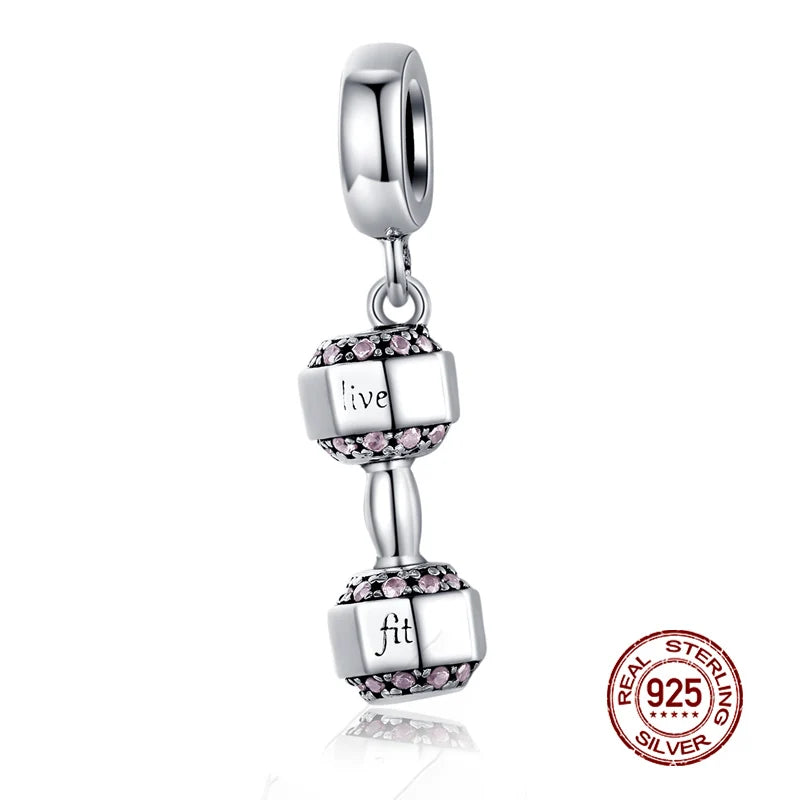 WOSTU 925 Sterling Silver Mixed Charms | Pet, Camera, Bee, Coffee & Ladybug Beads – Fit Original Pandora DIY Bracelet Jewelry