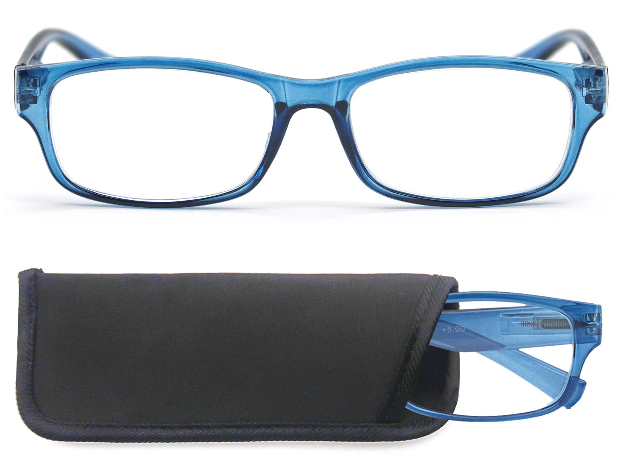 MODFANS 3 Pack Reading Glasses for Men – Vintage Square Frame Eyeglasses with Spring Hinges | High Quality & Great Value
