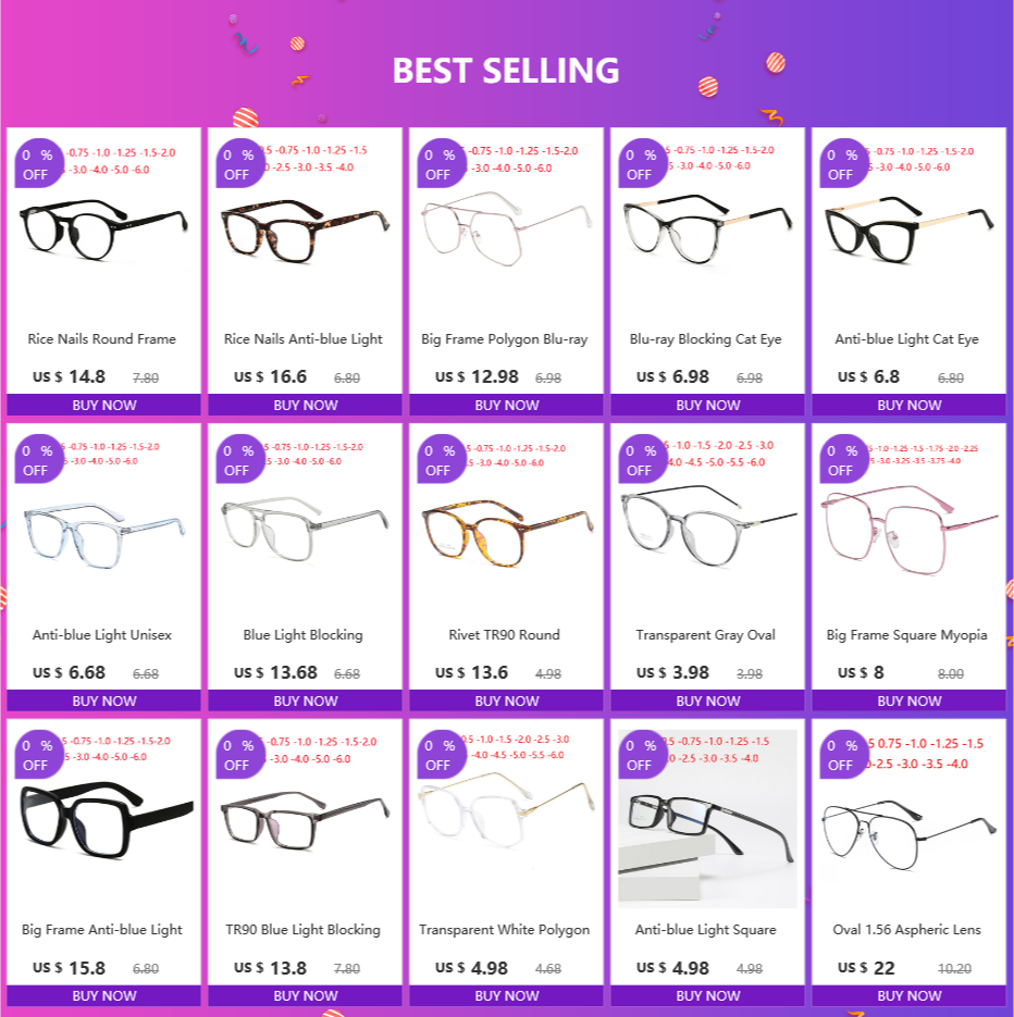 GSBJXZ Fashion Myopia Clip Sunglasses – Men & Women Polarized Clip-On Prescription Glasses | 5 Clip Set 0 to -4.0