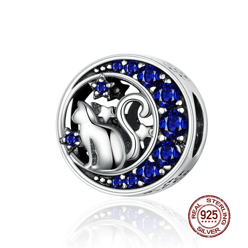 WOSTU 925 Sterling Silver Mixed Charms | Pet, Camera, Bee, Coffee & Ladybug Beads – Fit Original Pandora DIY Bracelet Jewelry