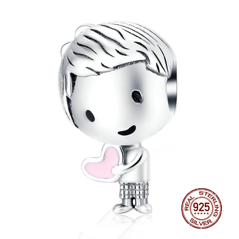 WOSTU 925 Sterling Silver Mixed Charms | Pet, Camera, Bee, Coffee & Ladybug Beads – Fit Original Pandora DIY Bracelet Jewelry