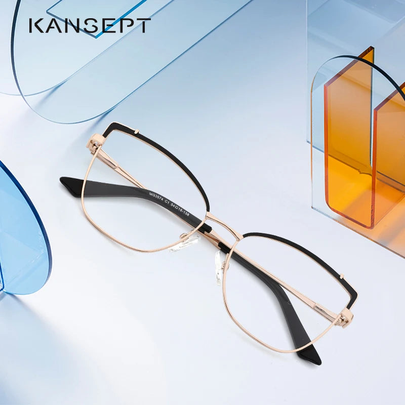 KANSEPT Cat Eye Optical Glasses – Vintage Women Prescription Eyewear MG3574