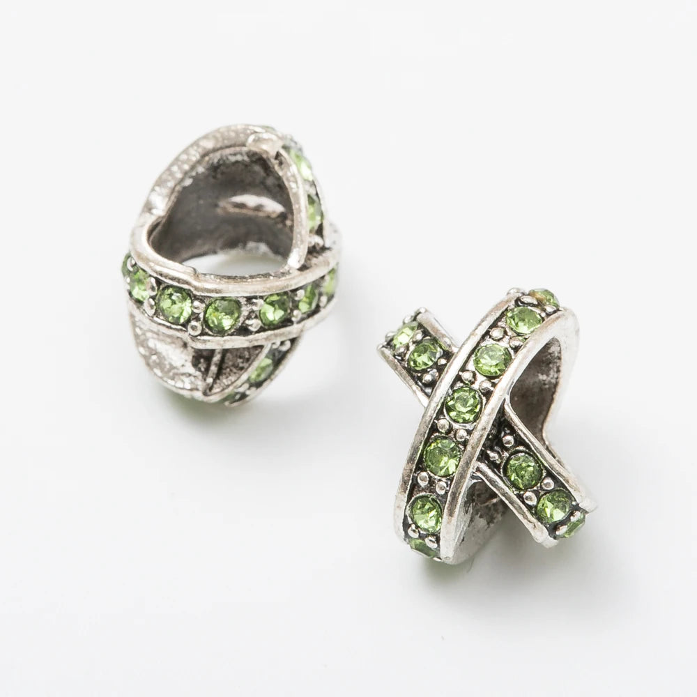 5Pcs Silver Plated Charms Beads | European DIY Beads Fit Pandora Bracelets & Bangles – Fashion Jewelry JS1022