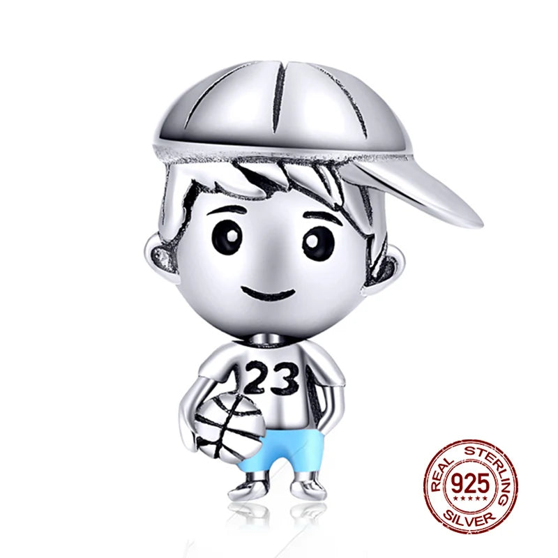 WOSTU 925 Sterling Silver Mixed Charms | Pet, Camera, Bee, Coffee & Ladybug Beads – Fit Original Pandora DIY Bracelet Jewelry