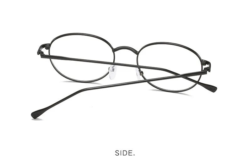 Unisex Metal Round Frame Blue Light Blocking Glasses – Stylish Anti-Blue Light Eyewear for Men & Women