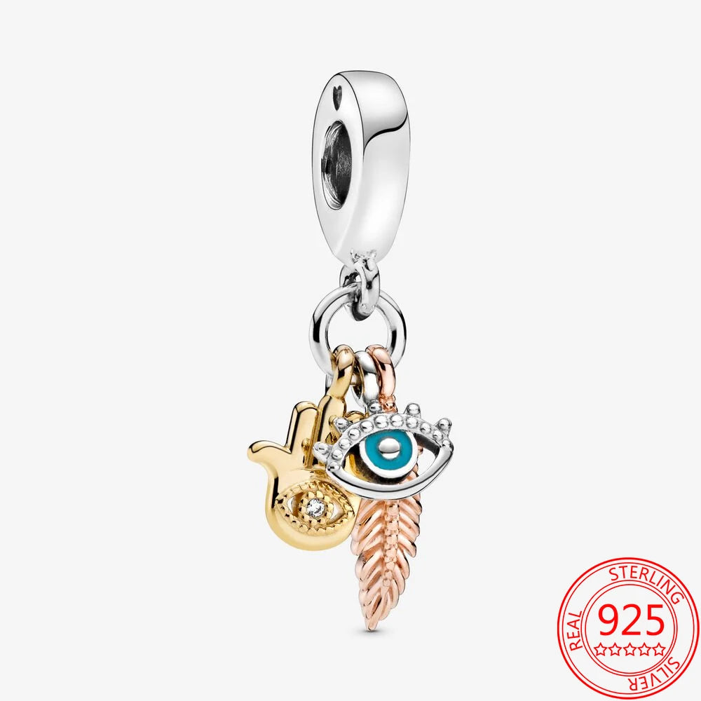 Luxury 925 Sterling Silver Sweet Home Bag Charm – Fits Pandora Key Ring, Necklace & Keychain DIY Jewelry Gift