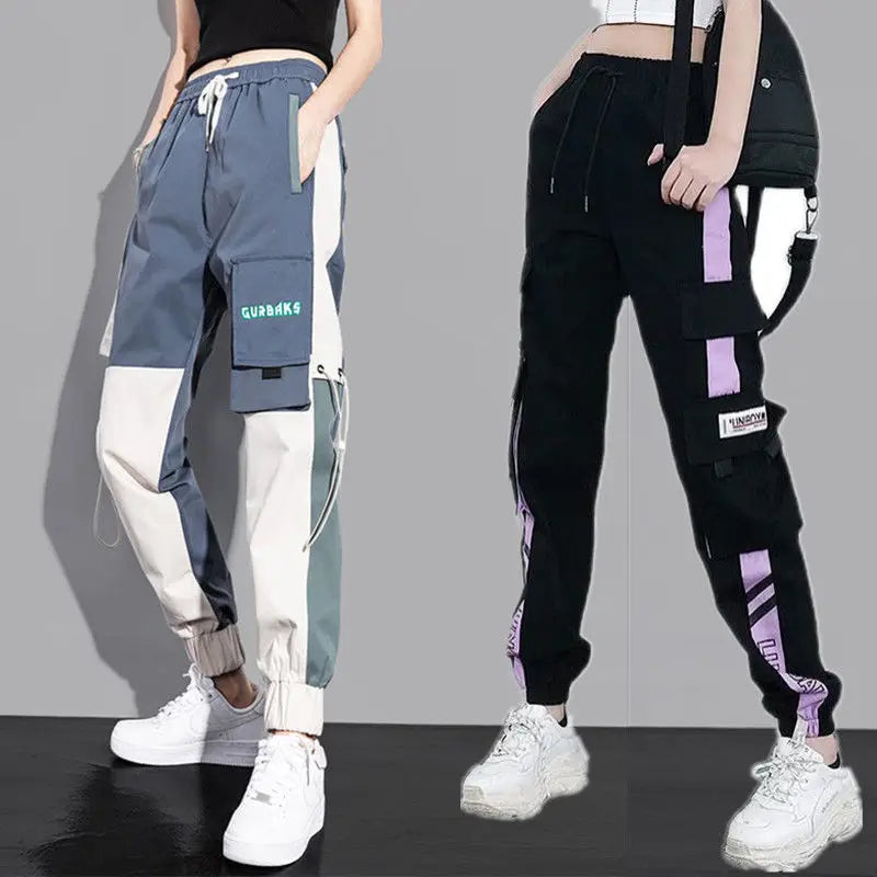 Joggers Women’s Casual Sports Sweatpants | Hip Hop Streetwear Cargo Trousers | Plus Size Fashion Pants S-5XL