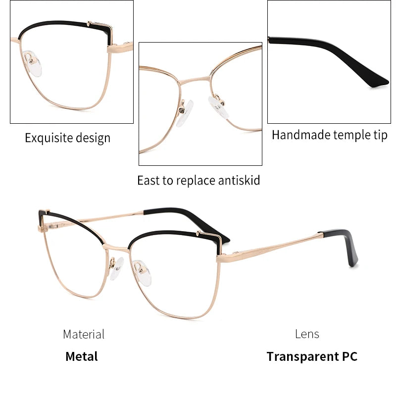 KANSEPT Cat Eye Optical Glasses – Vintage Women Prescription Eyewear MG3574