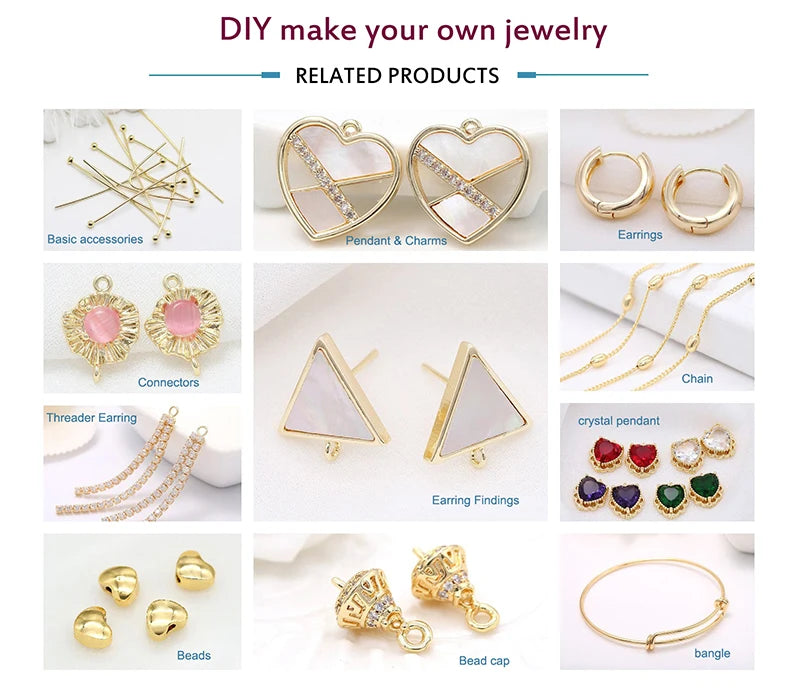 18K Gold Plated Brass Irregular Spacer Beads – 10/20Pcs Loose Bead Separators for DIY Bracelet & Jewelry Making