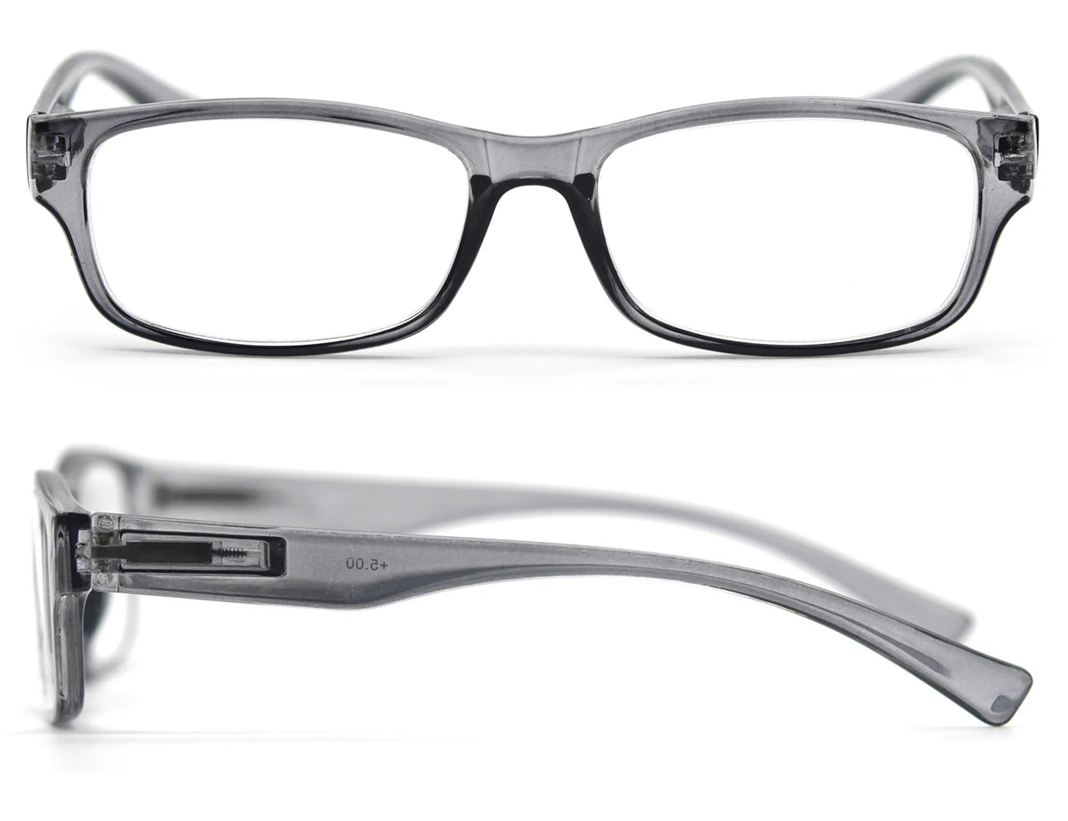MODFANS 3 Pack Reading Glasses for Men – Vintage Square Frame Eyeglasses with Spring Hinges | High Quality & Great Value