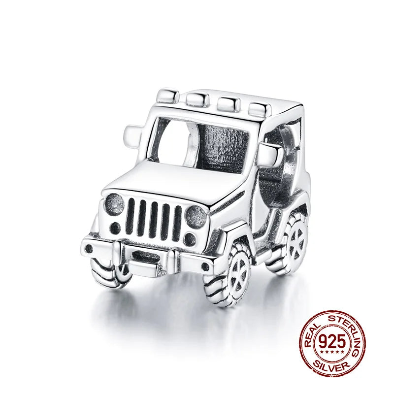 WOSTU 925 Sterling Silver Mixed Charms | Pet, Camera, Bee, Coffee & Ladybug Beads – Fit Original Pandora DIY Bracelet Jewelry