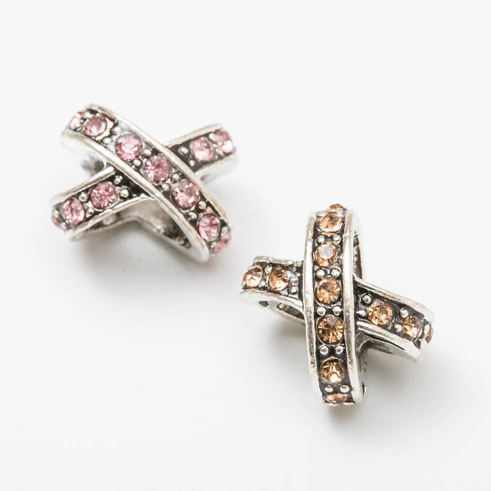 5Pcs Silver Plated Charms Beads | European DIY Beads Fit Pandora Bracelets & Bangles – Fashion Jewelry JS1022