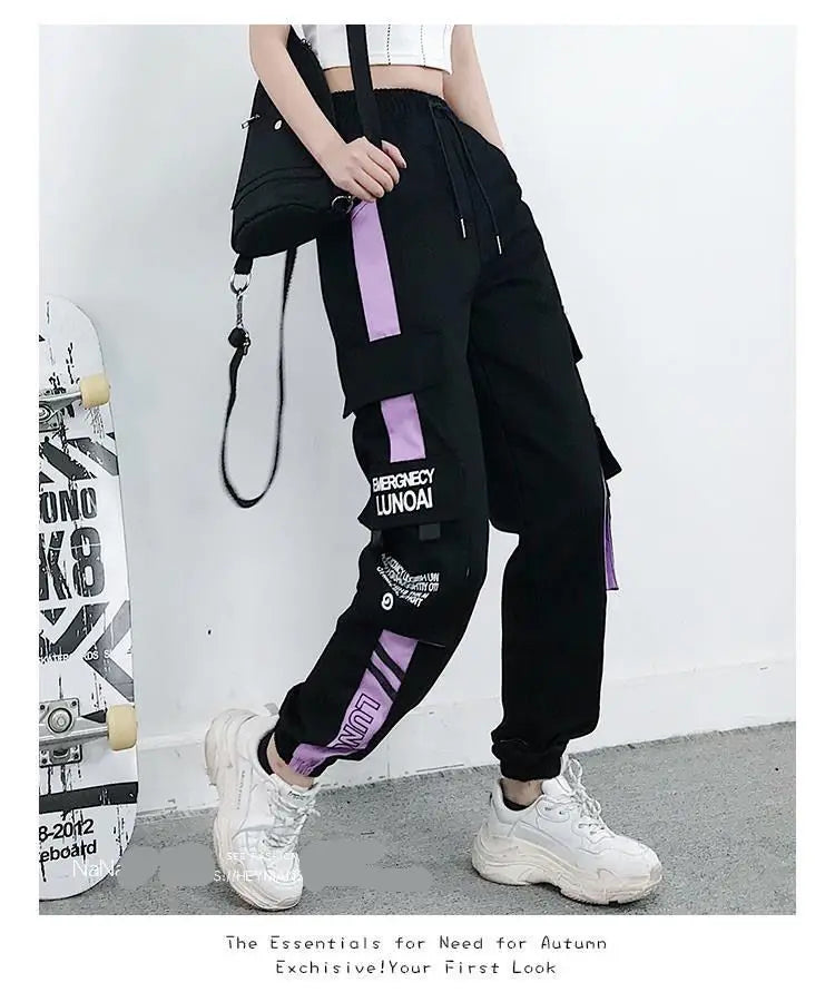 Joggers Women’s Casual Sports Sweatpants | Hip Hop Streetwear Cargo Trousers | Plus Size Fashion Pants S-5XL