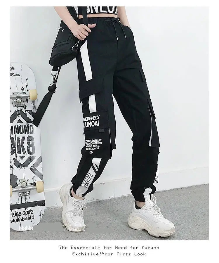 Joggers Women’s Casual Sports Sweatpants | Hip Hop Streetwear Cargo Trousers | Plus Size Fashion Pants S-5XL