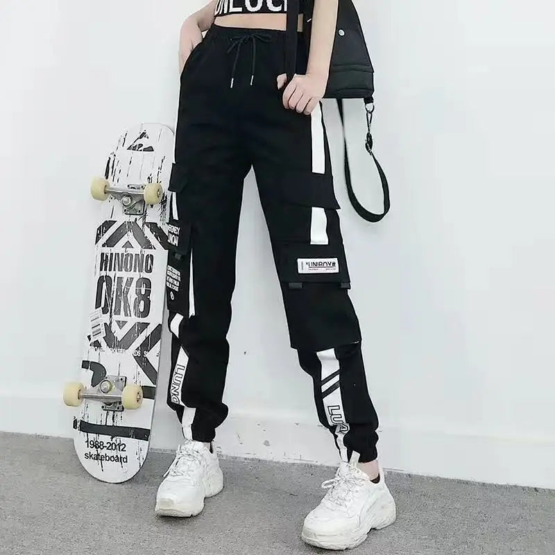 Joggers Women’s Casual Sports Sweatpants | Hip Hop Streetwear Cargo Trousers | Plus Size Fashion Pants S-5XL