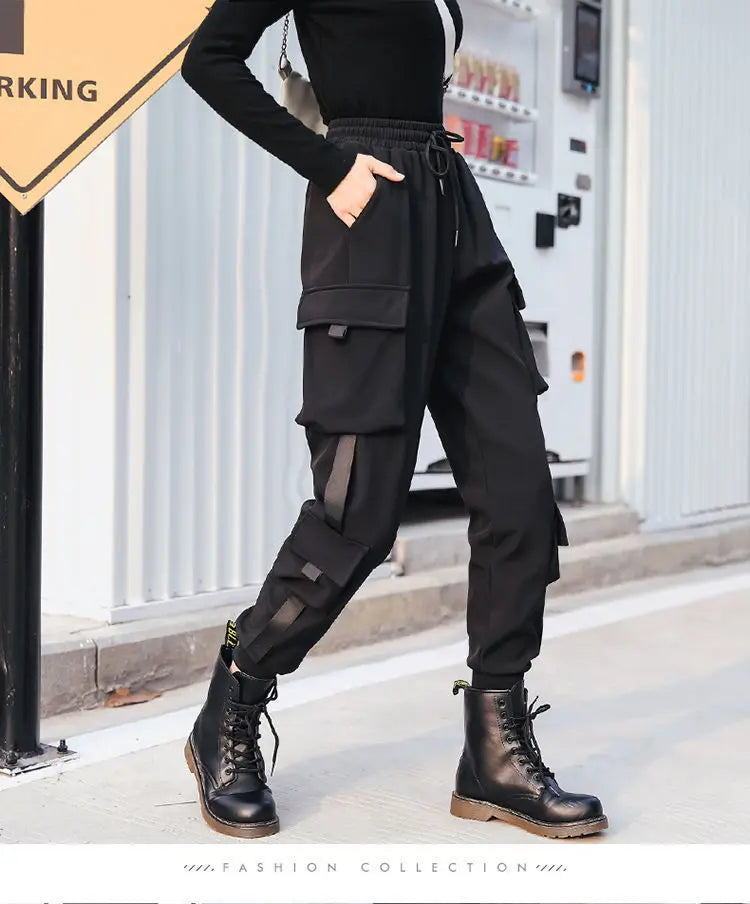 Joggers Women’s Casual Sports Sweatpants | Hip Hop Streetwear Cargo Trousers | Plus Size Fashion Pants S-5XL