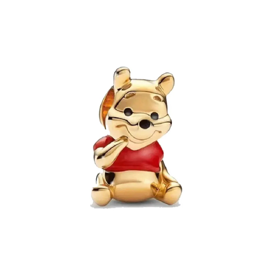 100% S925 Sterling Silver Dumbo Hot Air Balloon Charm Bead for Original Bracelet DIY Jewelry Making