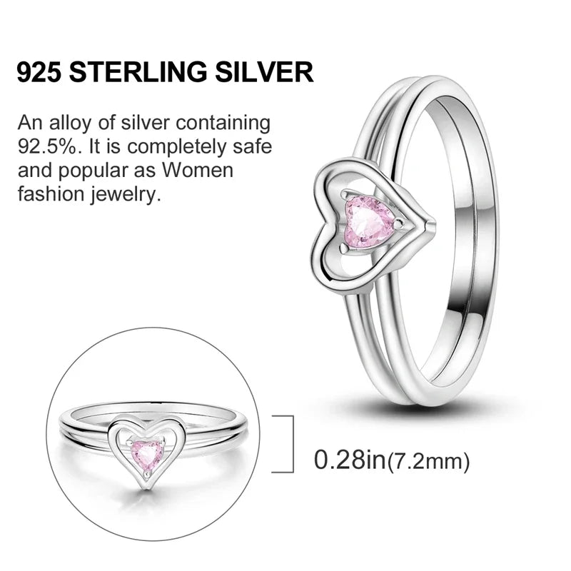 925 Sterling Silver Eternal Love Dewdrop Firefly Glow-in-the-Dark Ring for Women | Fashion Engagement & Wedding Jewelry