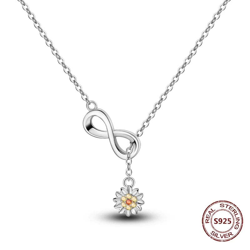 Heart to Heart Necklace 925 Sterling Silver Love Pendant Chain for Women – Wedding & Engagement Fine Jewelry