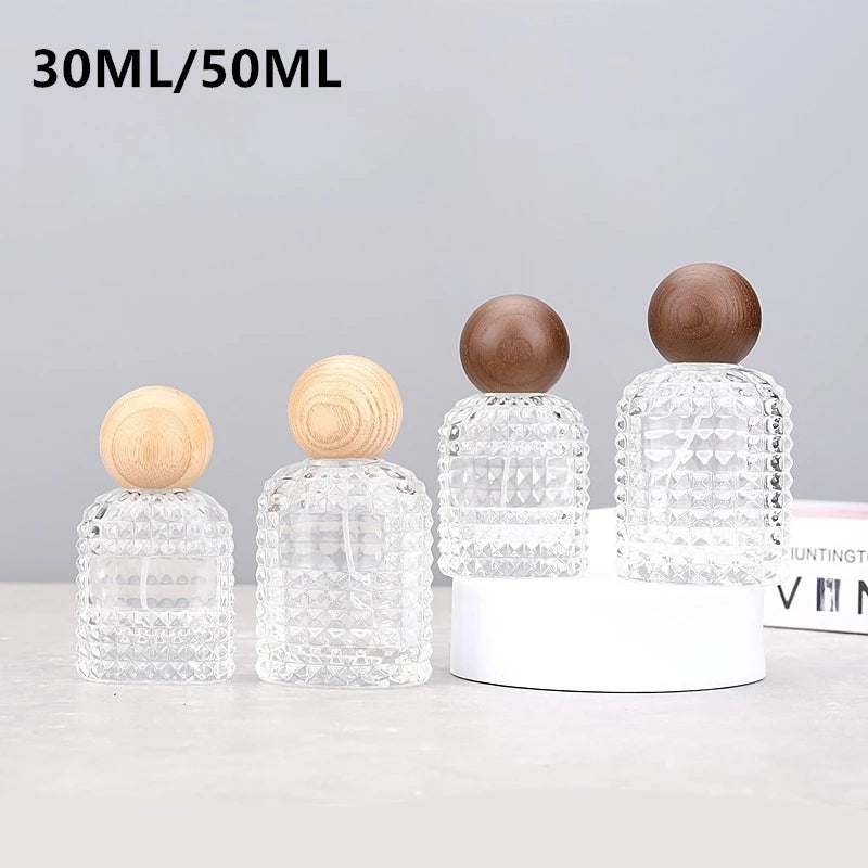 Travel Perfume Atomizer 30/50/100ML | Pineapple Shape Refillable Spray Bottle | Portable Transparent Fragrance Dispenser