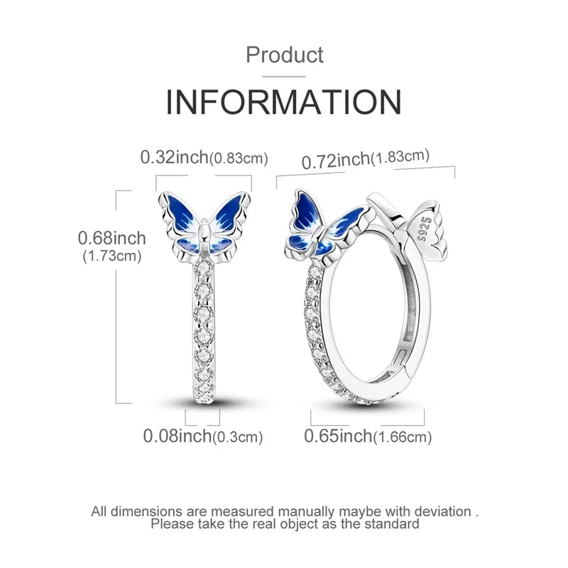 925 Sterling Silver Luminous Firefly Earrings | Original Design Pendant Earrings for Women – Luxury Wedding & Anniversary Jewelry Gift