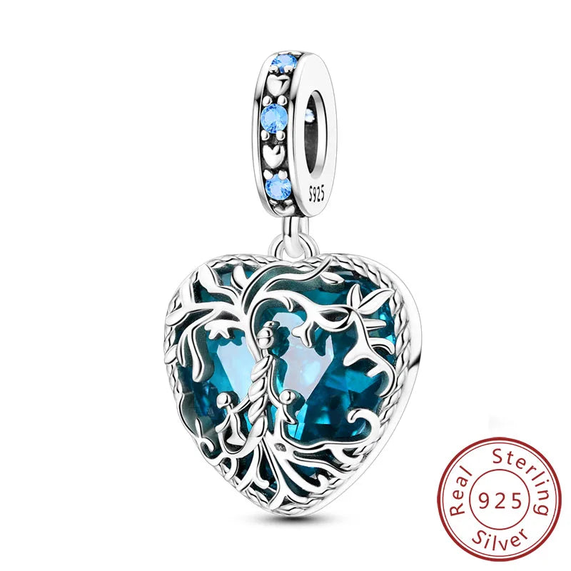 925 Sterling Silver Star, Moon & Watch Cube Charms | Original Beads Fit Bracelet & Pendant DIY Fine Jewelry Gift for Women