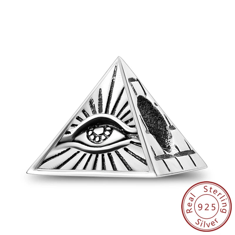 Original 925 Sterling Silver Paris Tower & Travel Charms – DIY Bracelet & Pendant Jewelry