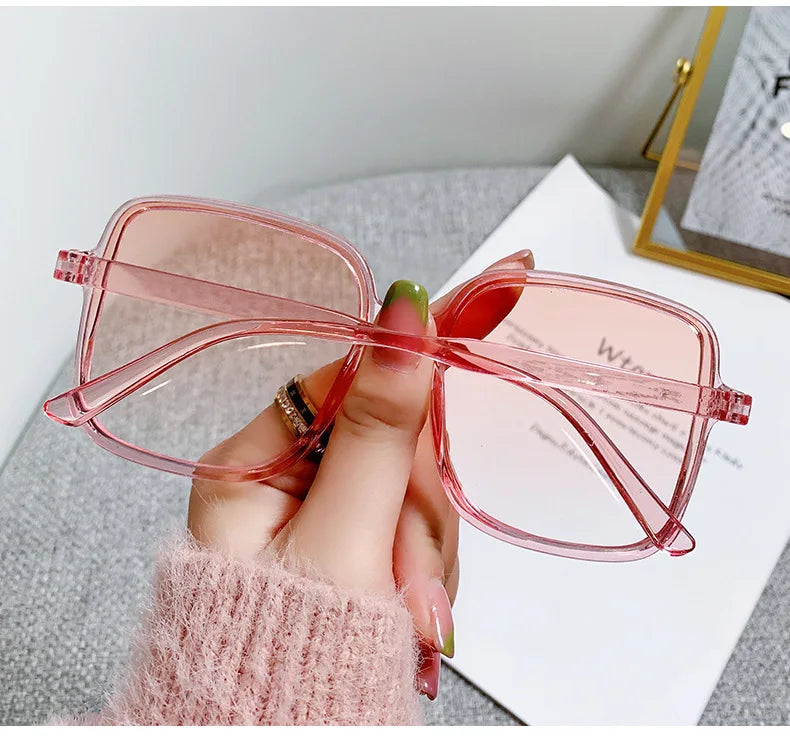 New Oversized Rectangle Sunglasses – Women’s Fashion Square Sun Glasses & Men’s Classic Vintage Eyewear | UV400 Oculos De Sol