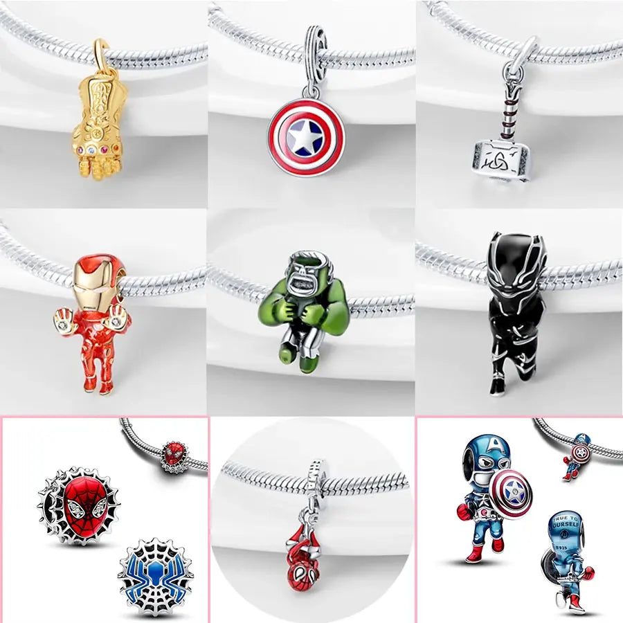 Harry Potter 925 Sterling Silver Charm Beads | Fit Pandora Bracelet | Women’s Fashion Gift