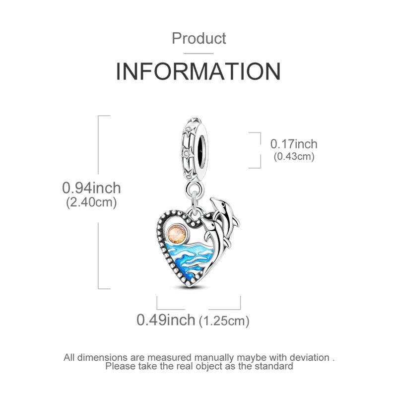 925 Sterling Silver Colorful CZ Zircon Dangle Charm | 2025 New Fashion Bead | Fits Pandora Bracelet | DIY Jewelry Gift