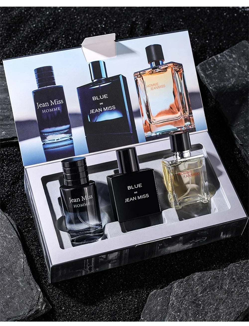 High-Quality 90ML Men’s Perfume Set – 3PCS Gift Box | Lasting Colognes for Men, Masculine & Fascinating Scents
