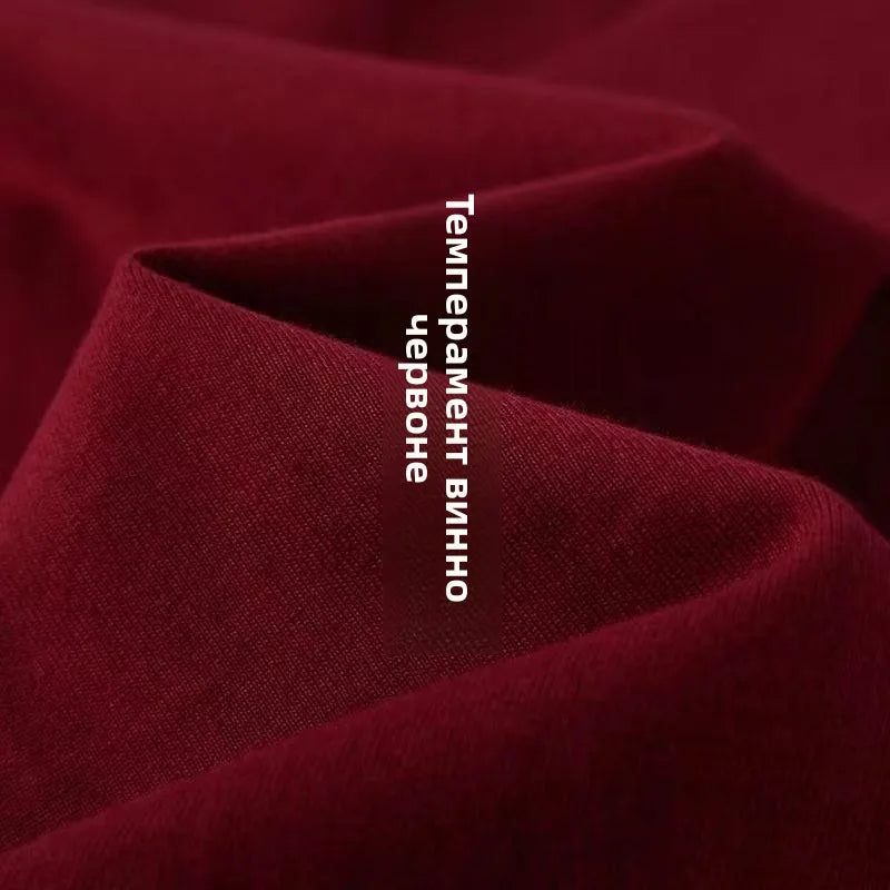 Loose Fit Pure Cotton T-Shirt | Korean Style Round Neck Basic Top | Unisex Layering Tee in Purple