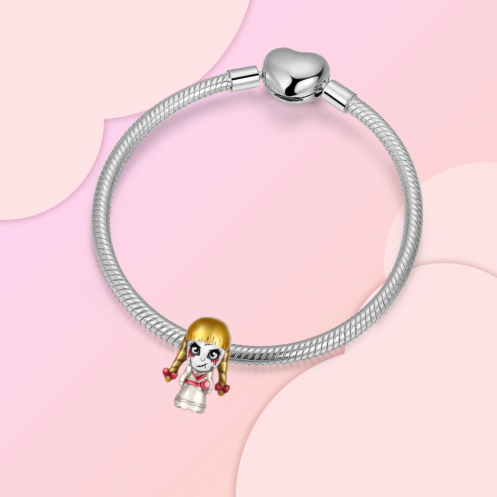 925 Sterling Silver Electric Saw Halloween Pendant | Jewelry Beads for Original Bracelets, Exquisite Silver Bead Women’s Gift