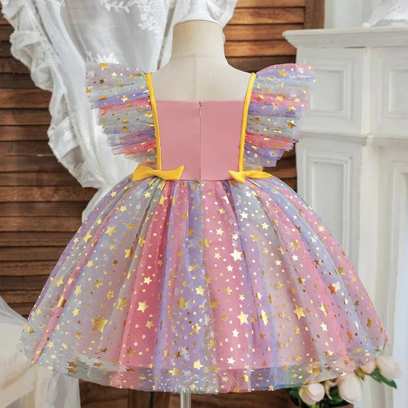 Hello Kitty Baby Princess Dress – Girls Birthday & Christmas Party Sleeveless Tulle Tutu Dress for 1-5Y