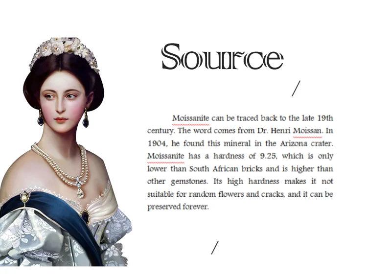 Butterflykiss 1CT Moissanite Pendant Necklace 925 Sterling Silver Bridal Jewelry