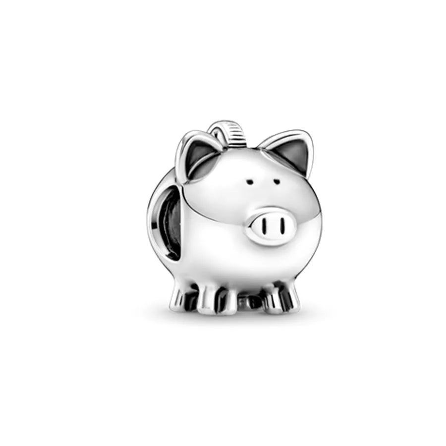 925 Sterling Silver Dog, Owl, Koala, Dinosaur & Hedgehog Charms | Fit European Bracelet & Necklace DIY Jewelry