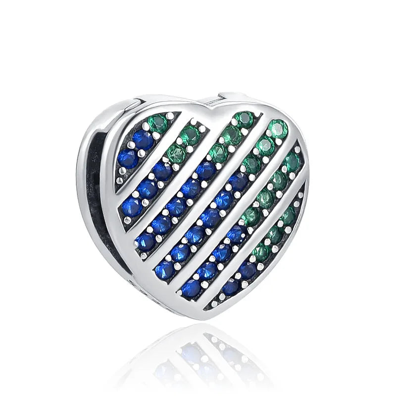 925 Sterling Silver Butterfly Daisy Moon Flat Light Clip | Fit European Original Bracelet DIY Women’s Exquisite Jewelry