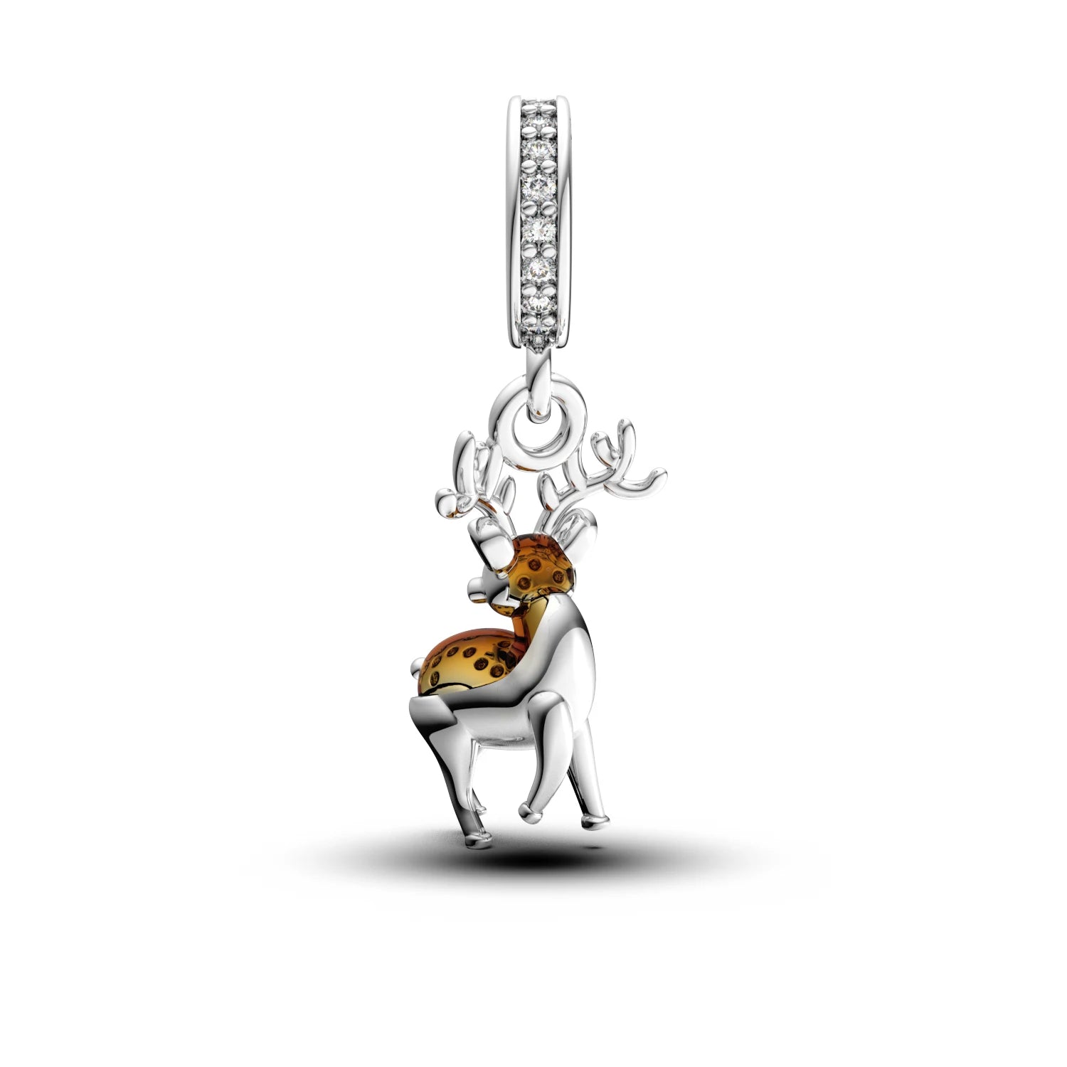 Manyilus 2025 New Deer Charm Keychain | 925 Sterling Silver Bead for Bags & Original Bracelet DIY Jewelry for Women