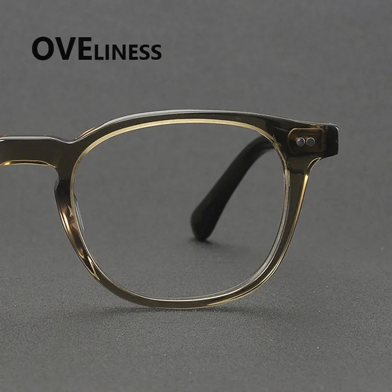 2025 Vintage Round Acetate Glasses 👓 Unisex High-Quality Eyewear