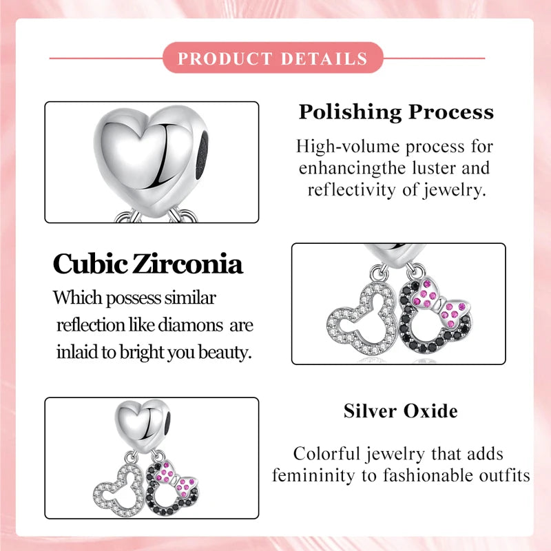 Hot Sale 925 Sterling Silver Princess Charm – DIY Women’s Bracelet Gift