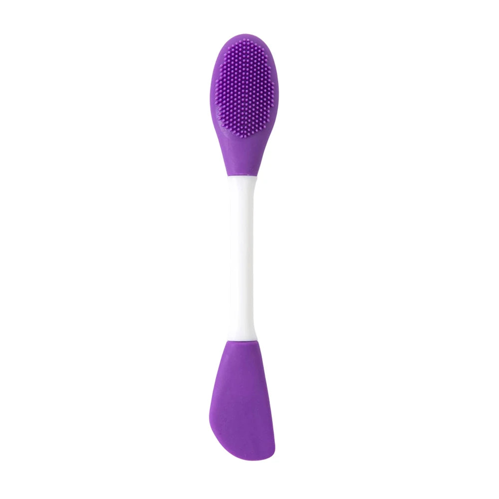 2-in-1 Facial Cleaning Silicone Brush & Mask Applicator – Skincare Spa Wash Tool