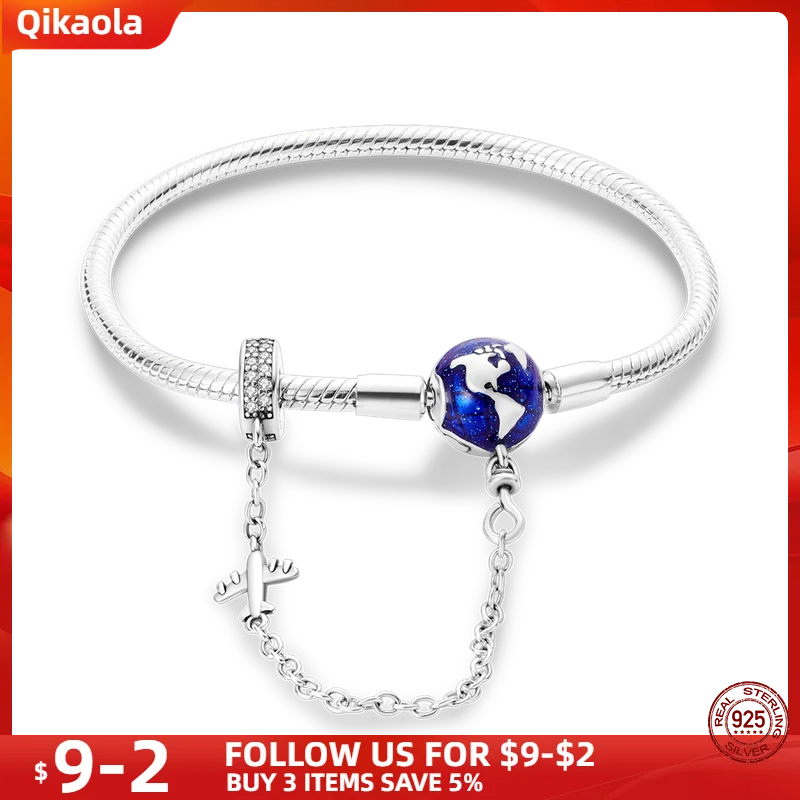 S925 Sterling Silver Snake Bone Chain Bracelet | Pandora Fit DIY Jewelry