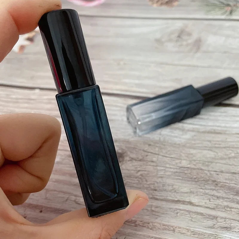5/9/20ML Gradient Blue Perfume Spray Bottles – Empty Glass Atomizer | Refillable Travel Cosmetic Sample Vials