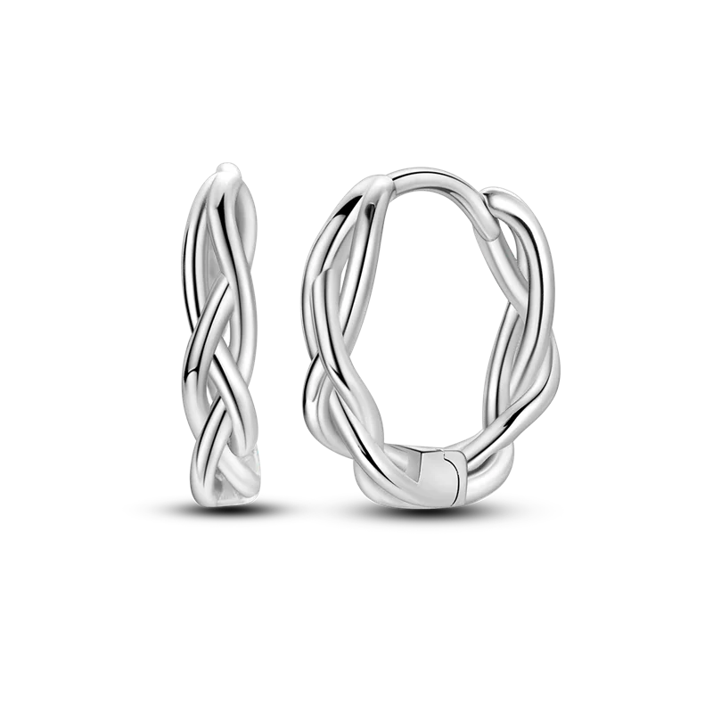 925 Sterling Silver Perfume & Fold-Eared Rabbit Hoop Earrings | Pave CZ Elegant Jewelry Gift for Women & Friends