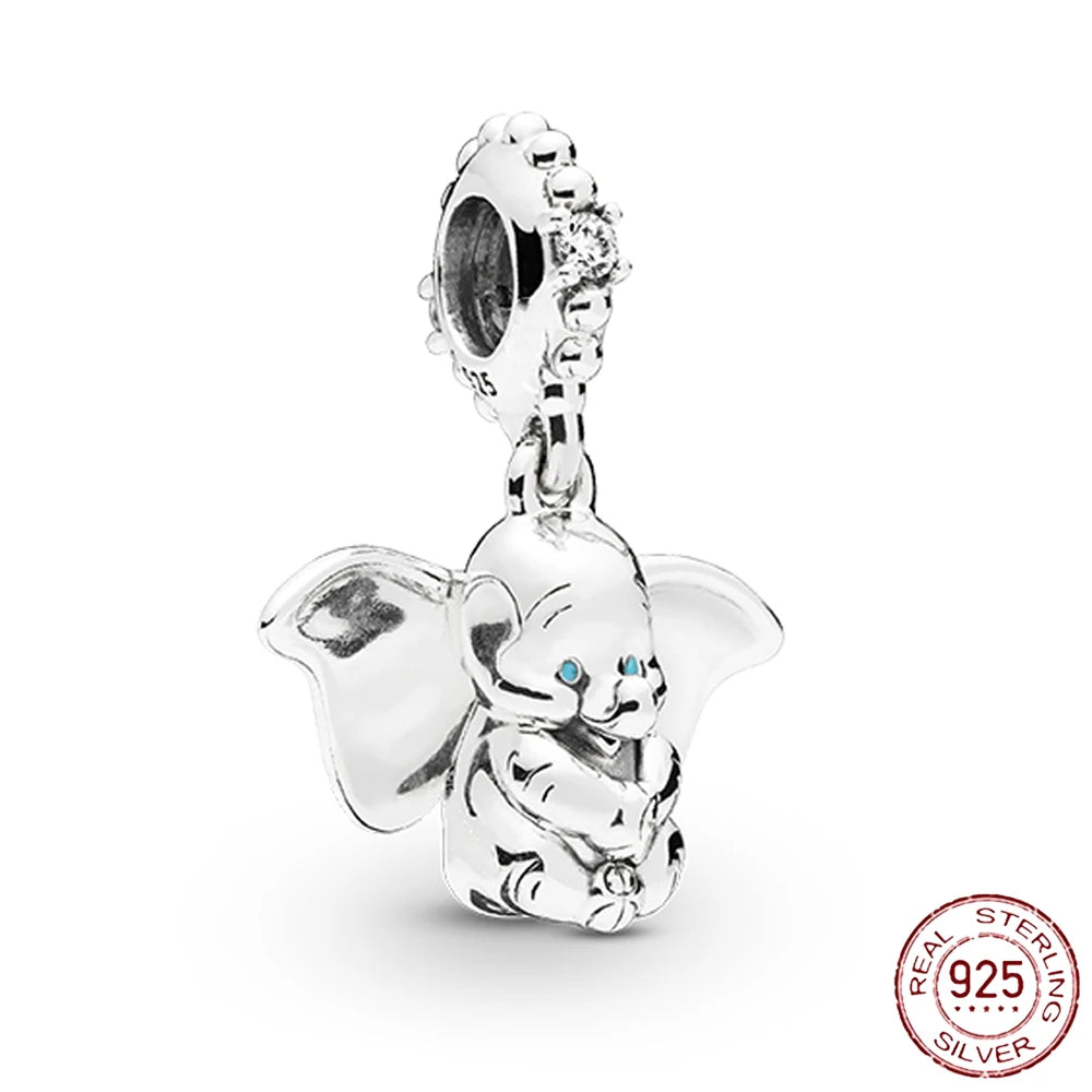 925 Sterling Silver Safety Chain Charms for Pandora Bracelets Women Jewelry