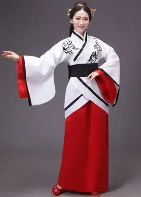 Vintage Women’s Top & Skirt 2-Piece Set – Princess Hanfu Costume Cosplay Elegant Traditional Chinese Clothing 👘✨